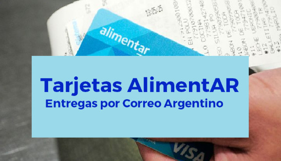 La tarjeta Alimentar te llegara por Coreo Argentino