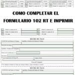 Formulario 102 RT 2020  Como Llenar, Descargar , Imprimir