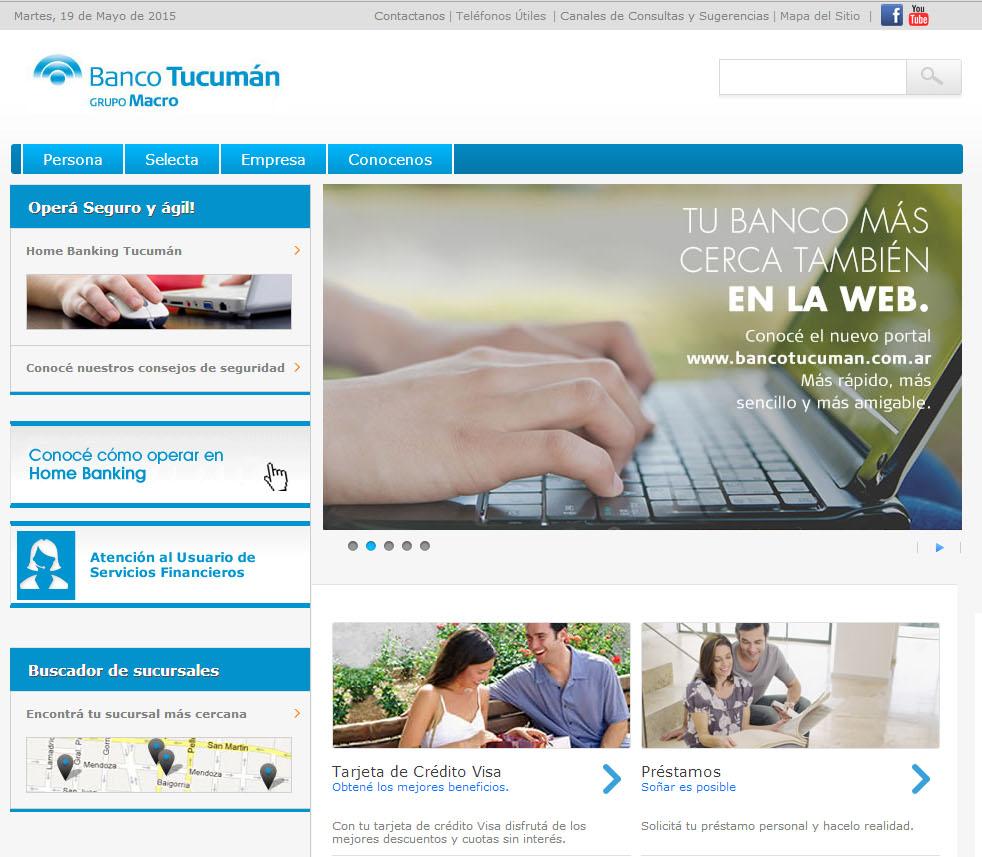 Home Banking Tucumán – Consultar Saldo