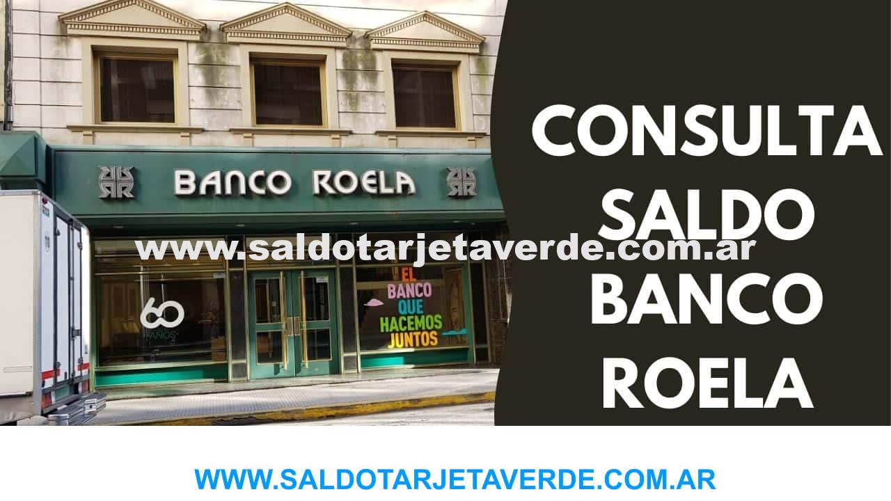 Home Banking del Banco Roela ¿Como consultar Saldo Tarjeta Roela?
